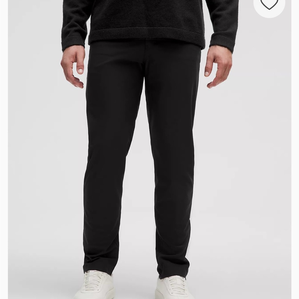NWOT lululemon Black ABC Classic Fit 5 pocket pant